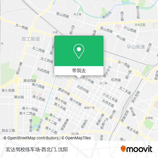 宏达驾校练车场-西北门地图