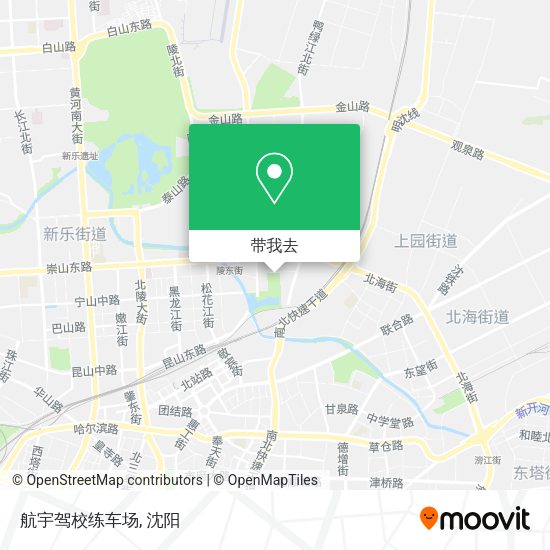 航宇驾校练车场地图