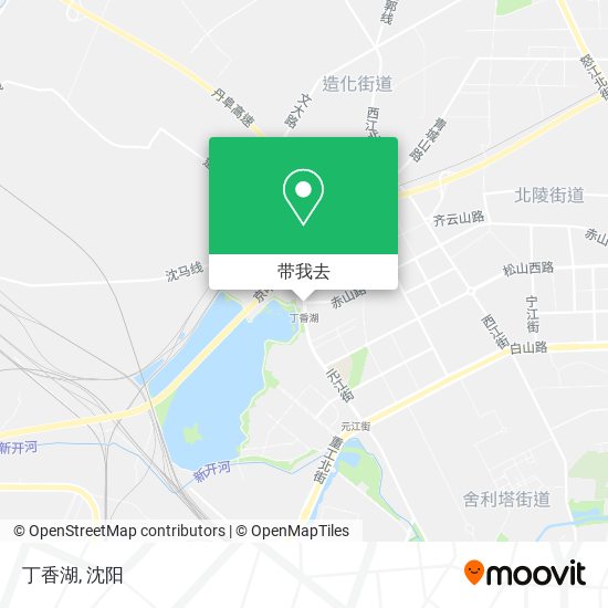 丁香湖地图