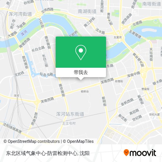 东北区域气象中心-防雷检测中心地图