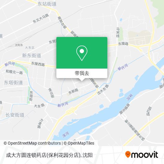 成大方圆连锁药店(保利花园分店)地图