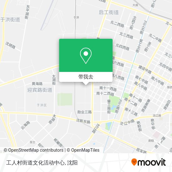 工人村街道文化活动中心地图