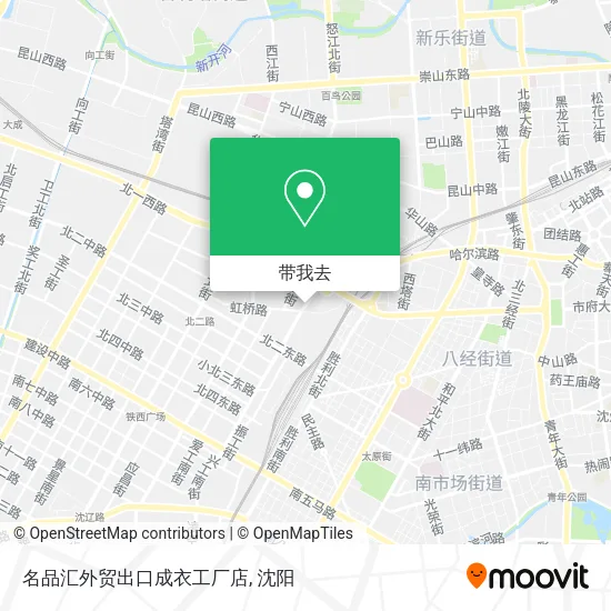 名品汇外贸出口成衣工厂店地图