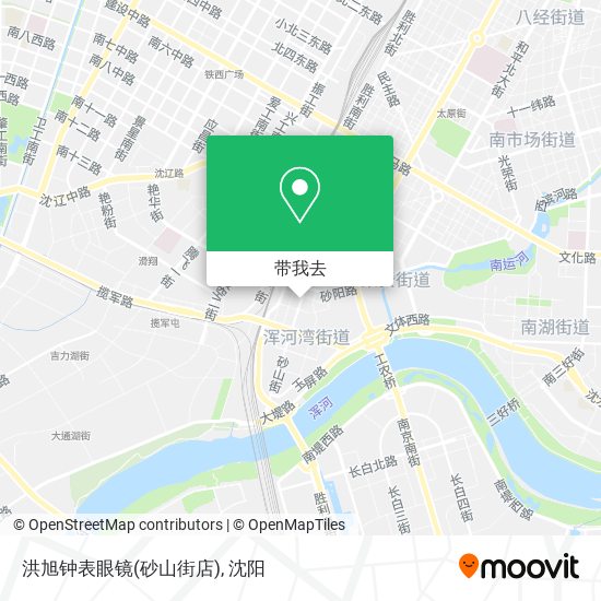 洪旭钟表眼镜(砂山街店)地图