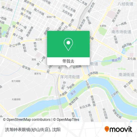 洪旭钟表眼镜(砂山街店)地图