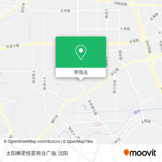 太阳狮星悦荟商业广场地图