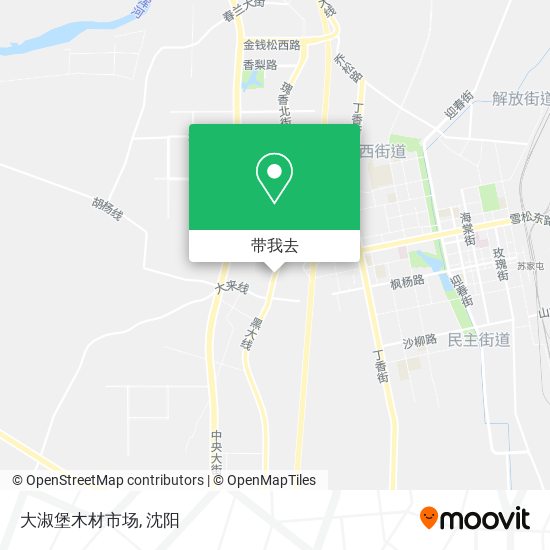 大淑堡木材市场地图