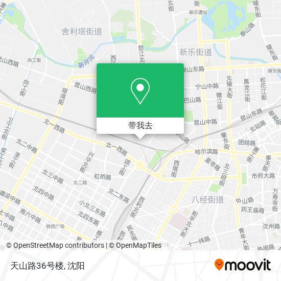 天山路36号楼地图