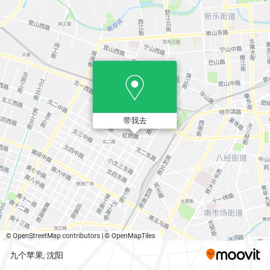 九个苹果地图