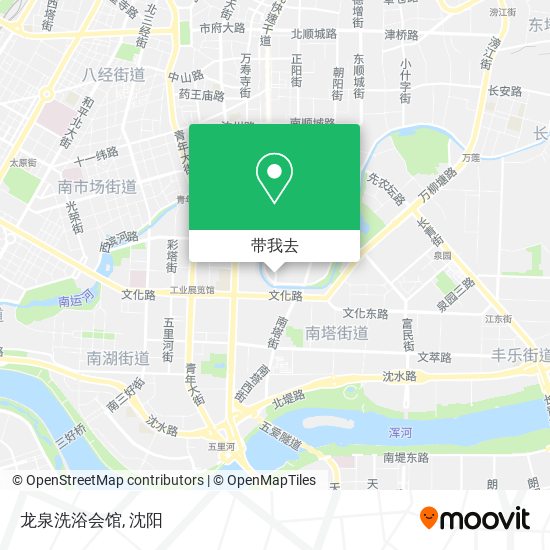 龙泉洗浴会馆地图