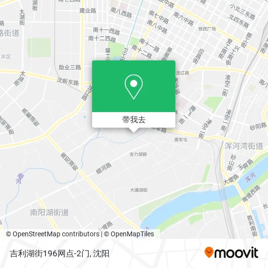 吉利湖街196网点-2门地图