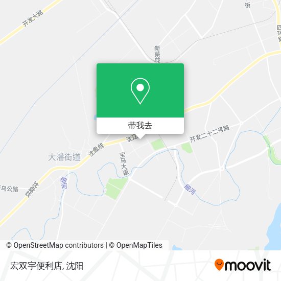 宏双宇便利店地图