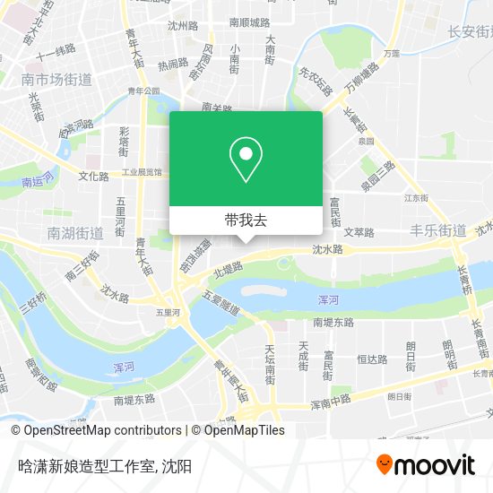 晗潇新娘造型工作室地图
