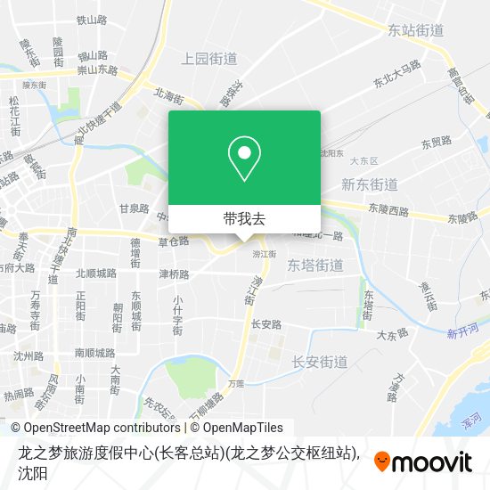 龙之梦旅游度假中心(长客总站)(龙之梦公交枢纽站)地图