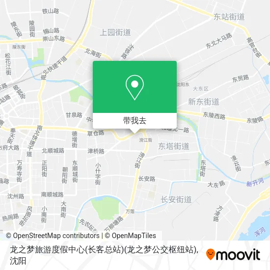 龙之梦旅游度假中心(长客总站)(龙之梦公交枢纽站)地图