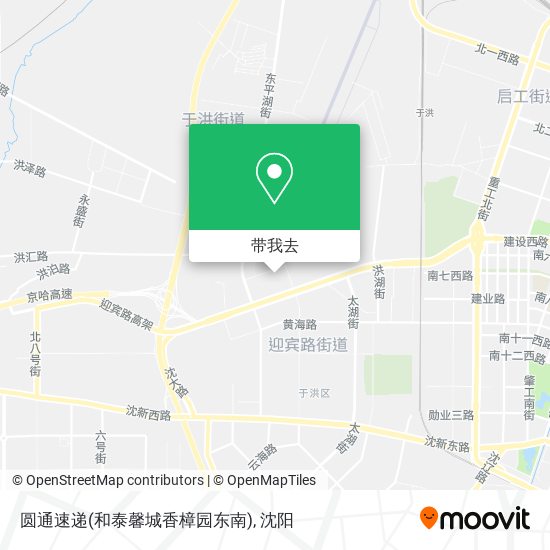圆通速递(和泰馨城香樟园东南)地图