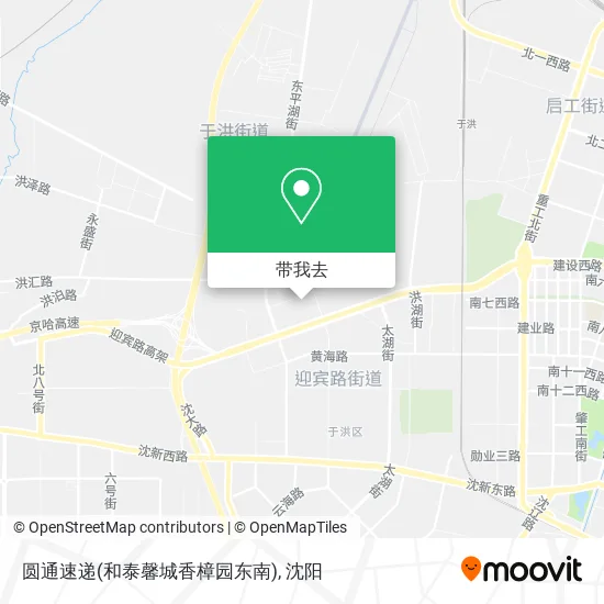圆通速递(和泰馨城香樟园东南)地图