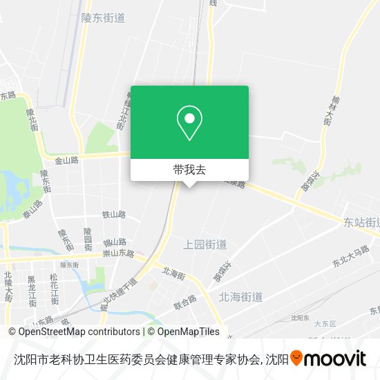 沈阳市老科协卫生医药委员会健康管理专家协会地图