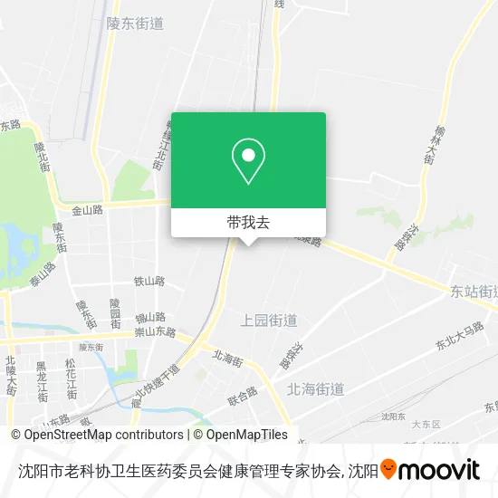 沈阳市老科协卫生医药委员会健康管理专家协会地图