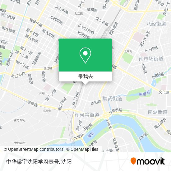 中华梁宇沈阳学府壹号地图