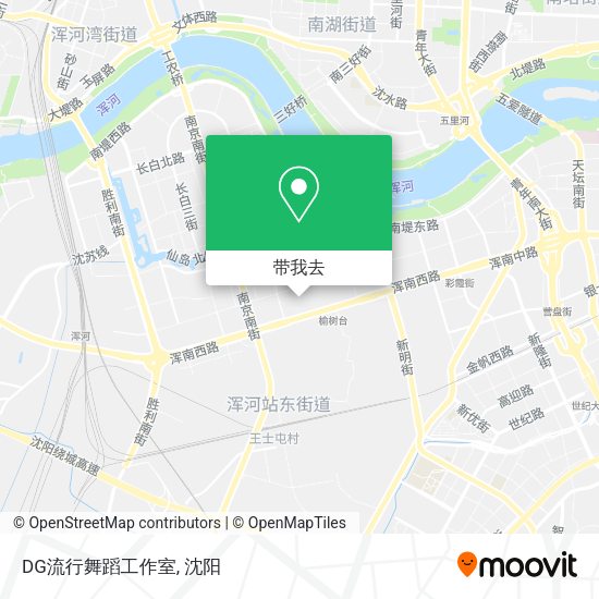 DG流行舞蹈工作室地图