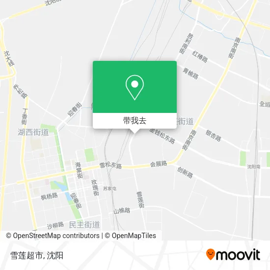 雪莲超市地图