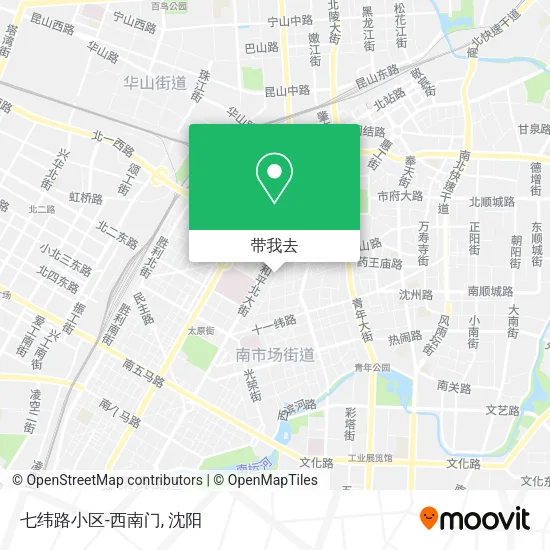 七纬路小区-西南门地图