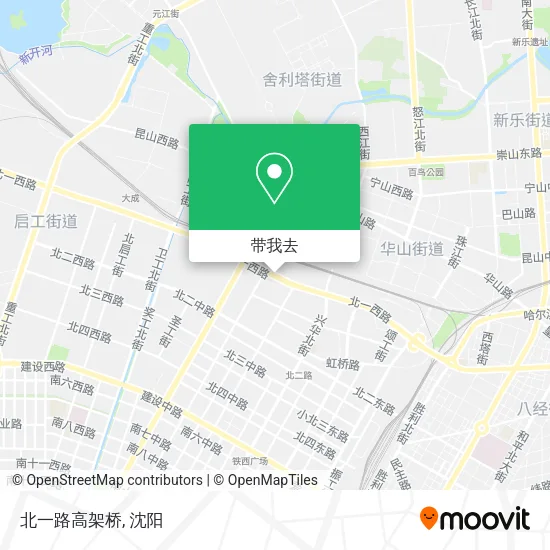 北一路高架桥地图