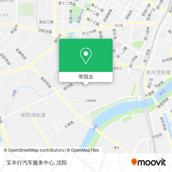 宝丰行汽车服务中心地图