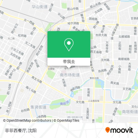 菲菲西餐厅地图