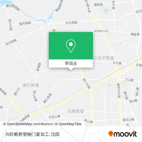 兴旺断桥塑钢门窗加工地图