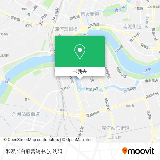 和泓长白府营销中心地图