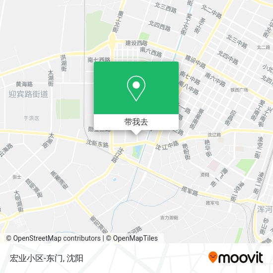 宏业小区-东门地图