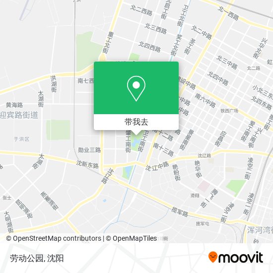 劳动公园地图