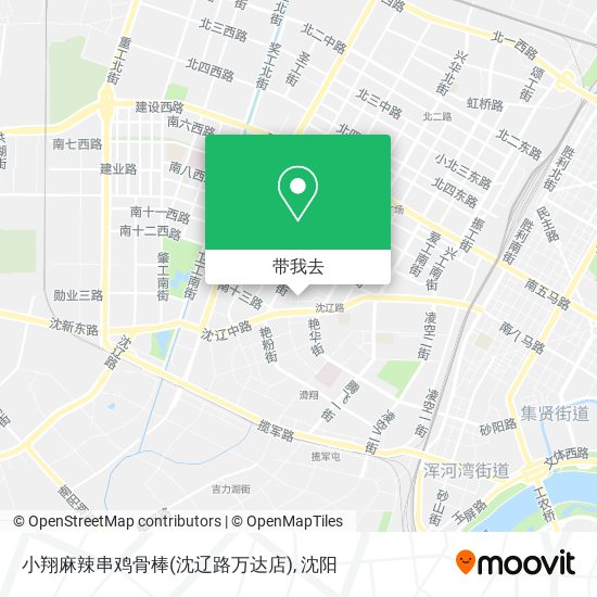 小翔麻辣串鸡骨棒(沈辽路万达店)地图