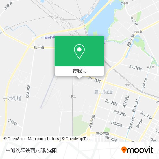 中通沈阳铁西八部地图