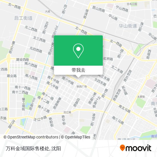 万科金域国际售楼处地图