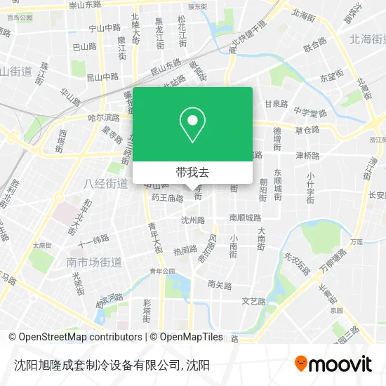 沈阳旭隆成套制冷设备有限公司地图