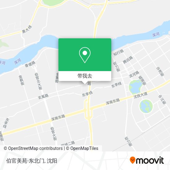 伯官美苑-东北门地图