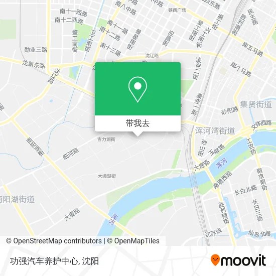 功强汽车养护中心地图