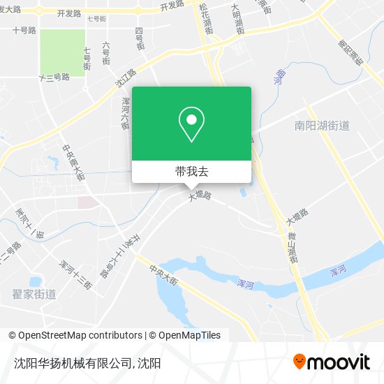 沈阳华扬机械有限公司地图