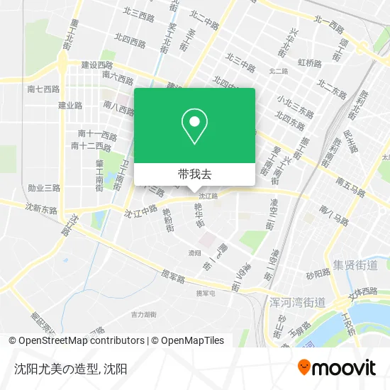 沈阳尤美の造型地图