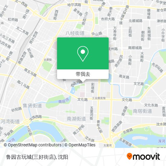 鲁园古玩城(三好街店)地图