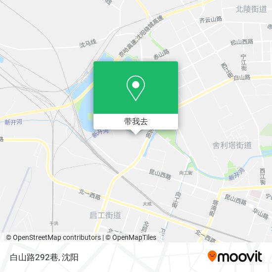 白山路292巷地图