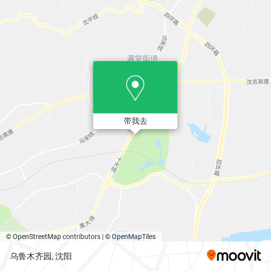 乌鲁木齐园地图