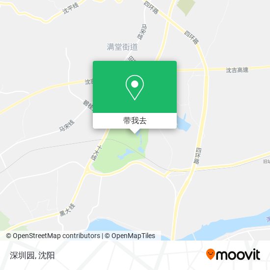 深圳园地图