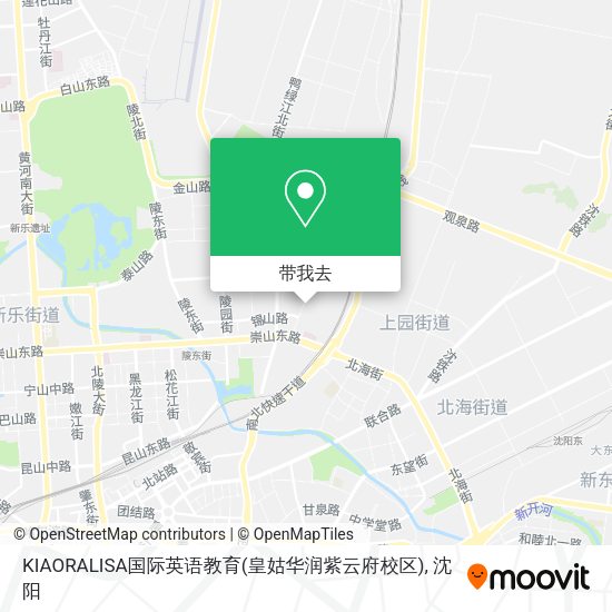 KIAORALISA国际英语教育(皇姑华润紫云府校区)地图