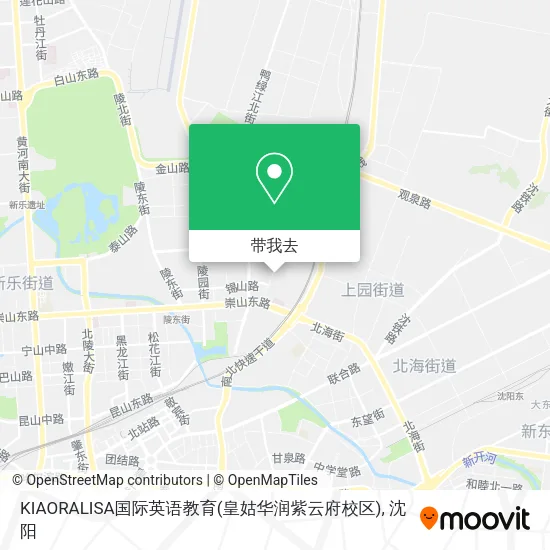 KIAORALISA国际英语教育(皇姑华润紫云府校区)地图