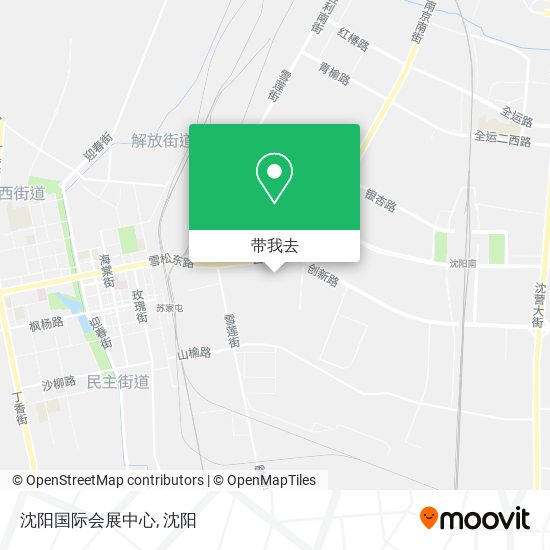沈阳国际会展中心地图
