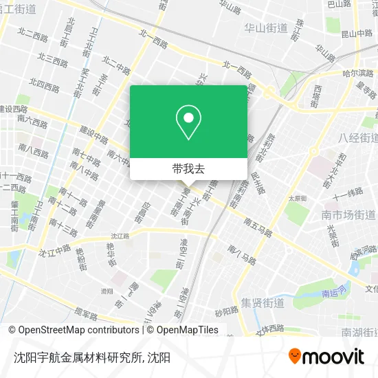 沈阳宇航金属材料研究所地图